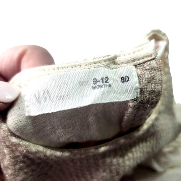 Zara Baby Long Sleeve Dress 9-12 Months - Picture 7 of 10